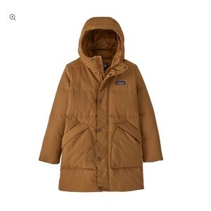 Patagonia Tan Hooded Parka